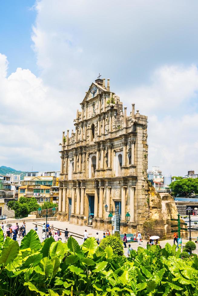 Ruinen von st. Paul Kirche in Macau Stadt, China foto