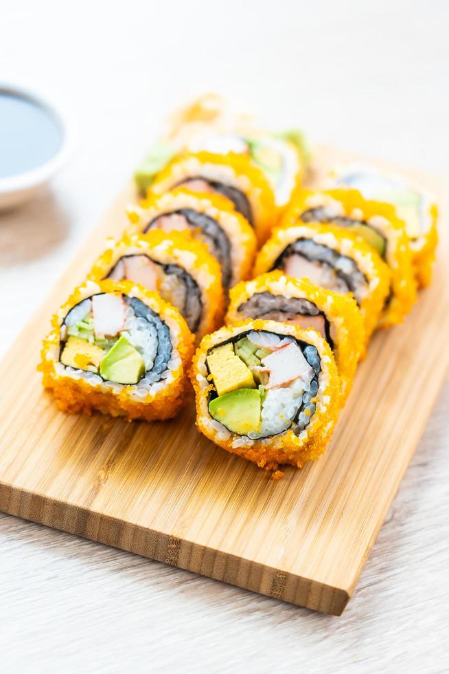 Kalifornien Maki rollt Sushi foto