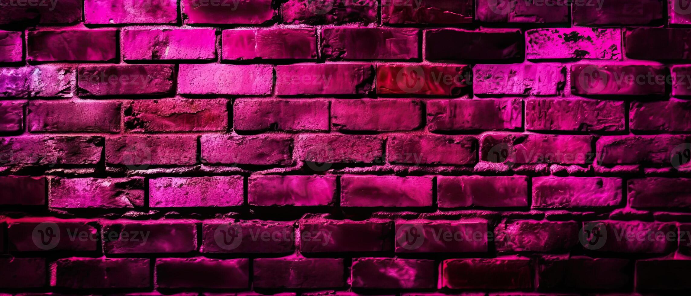 generativ ai Illustration von ein Magenta farbig Ziegelwand Hintergrund foto