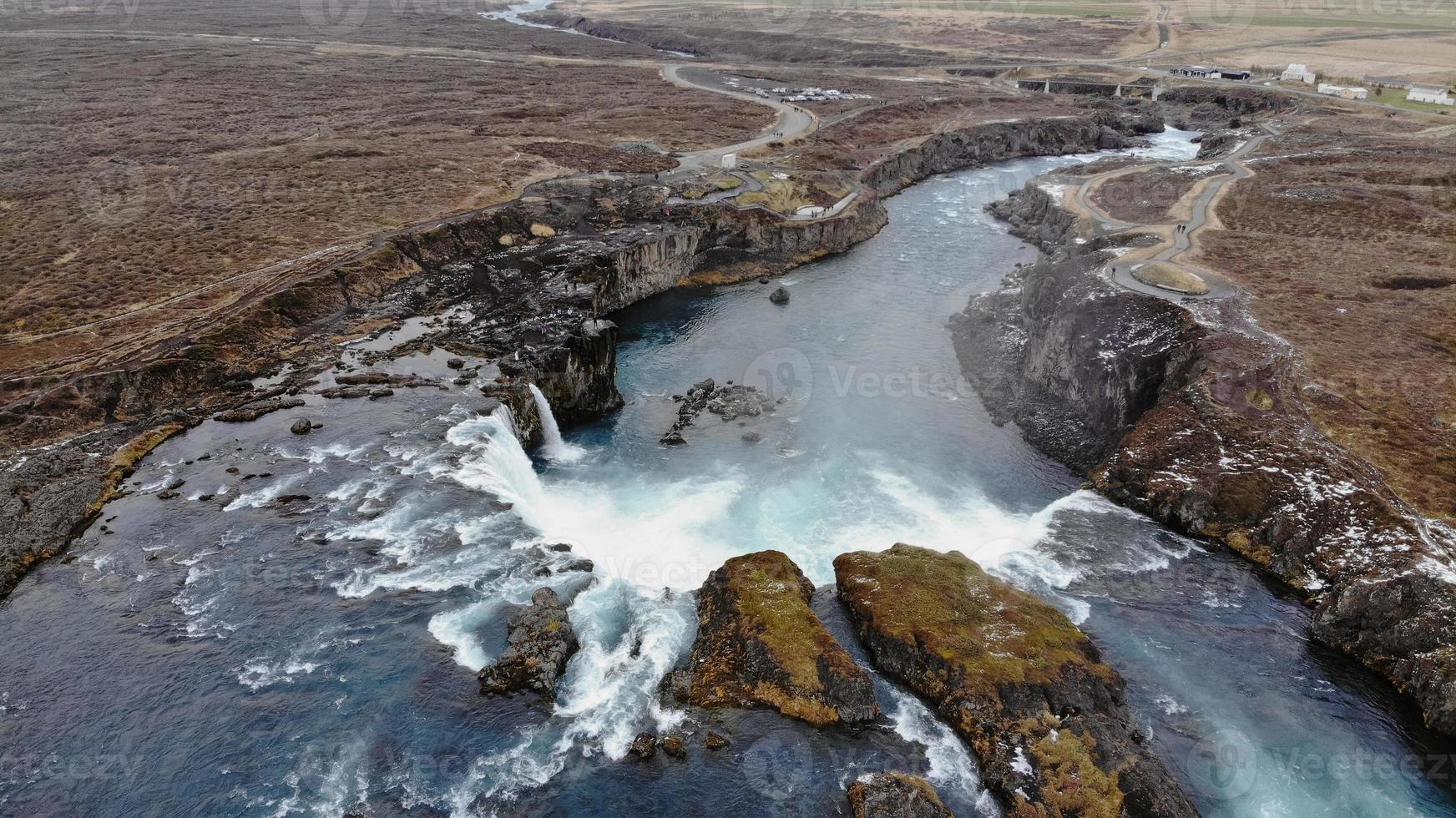 Godafoss Wasserfall in Island foto