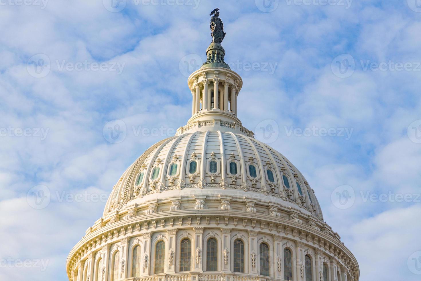 Kuppel des Kapitolgebäudes der Vereinigten Staaten. Washington DC, USA foto