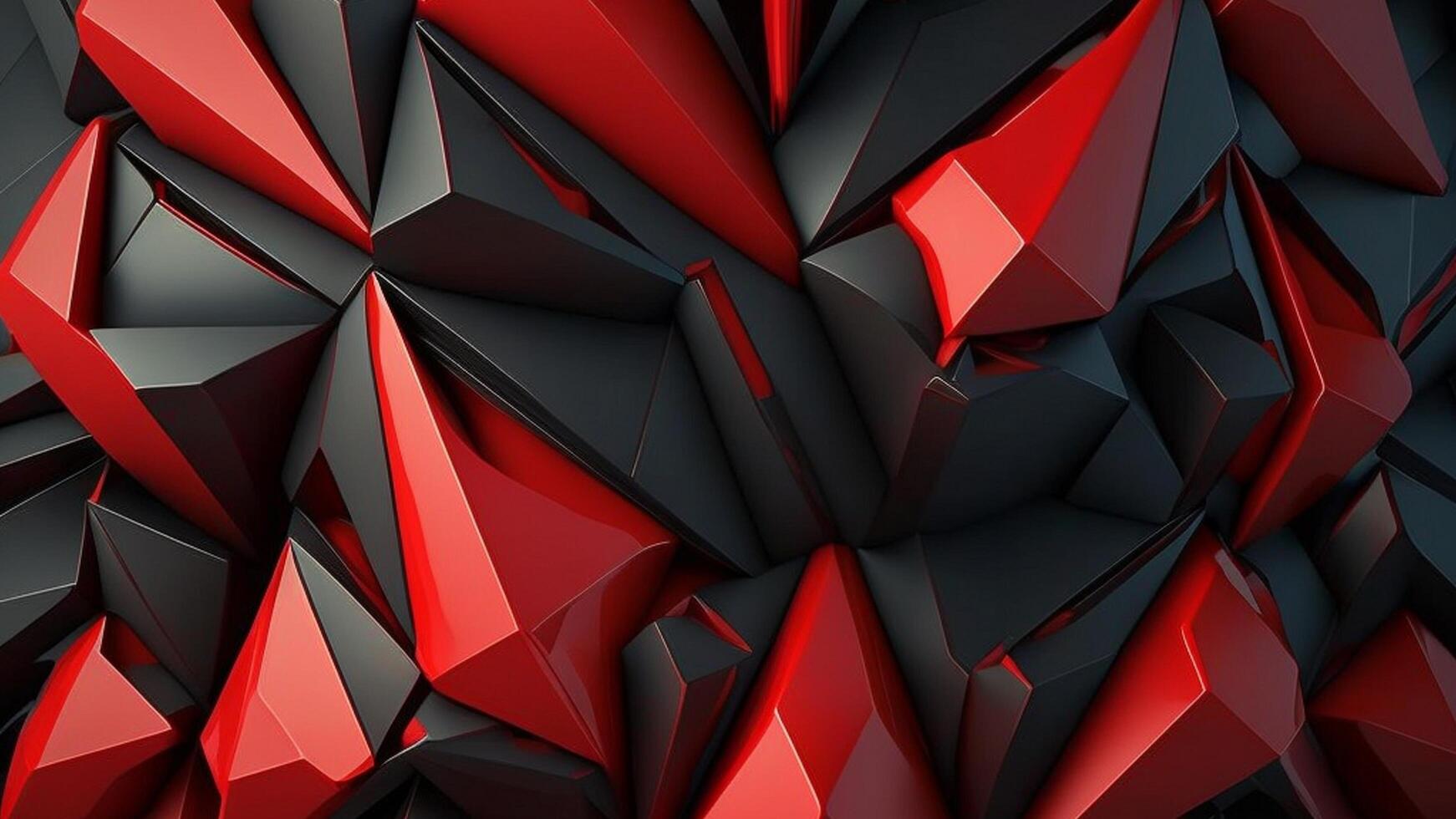 3d abstrakt rot und schwarz Hintergrund durch ai generiert können Sein verwenden wie Facebook Startseite foto