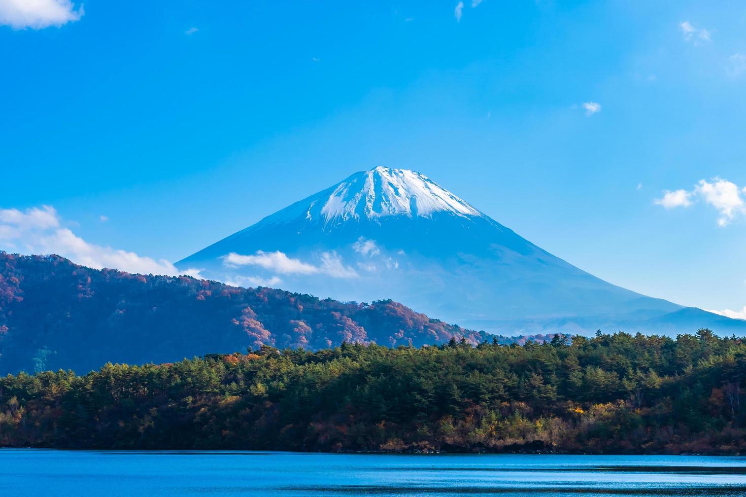 Landschaft bei mt. Fuji in Japan foto