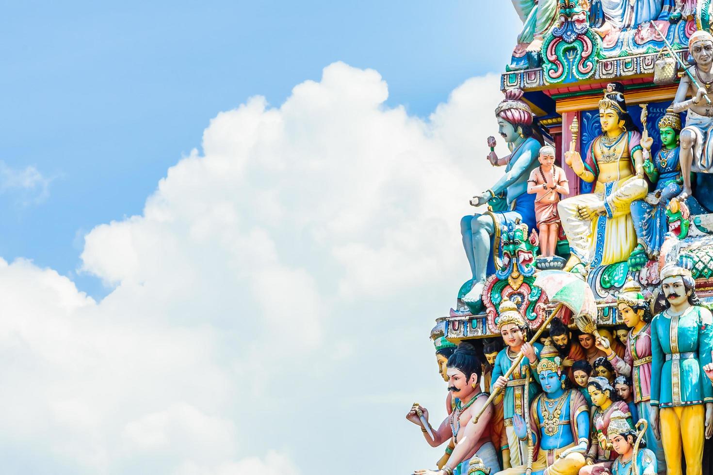 indischer hinduistischer Tempel in Singapur foto