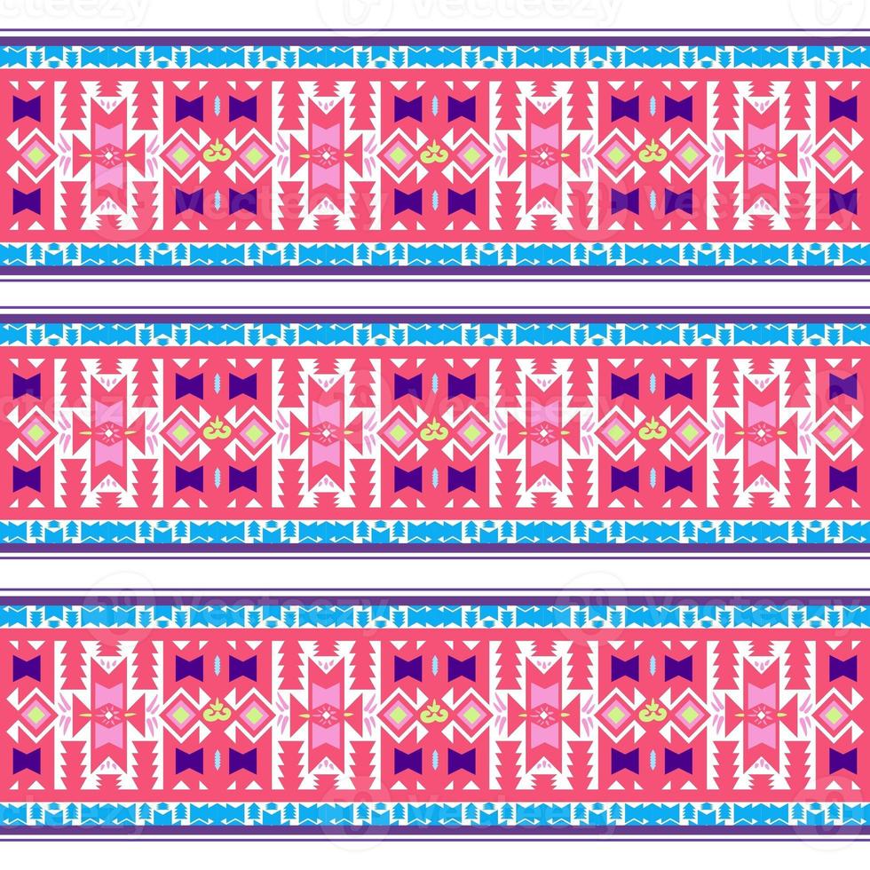 Ikat geometrisch Folklore Ornament. Stammes- ethnisch Textur. nahtlos gestreift Muster im aztekisch Stil. Zahl Stammes- Stickerei. indisch, skandinavisch, Gyp sy, Mexikaner, Volk Muster.ikat nahtlos Muster. foto