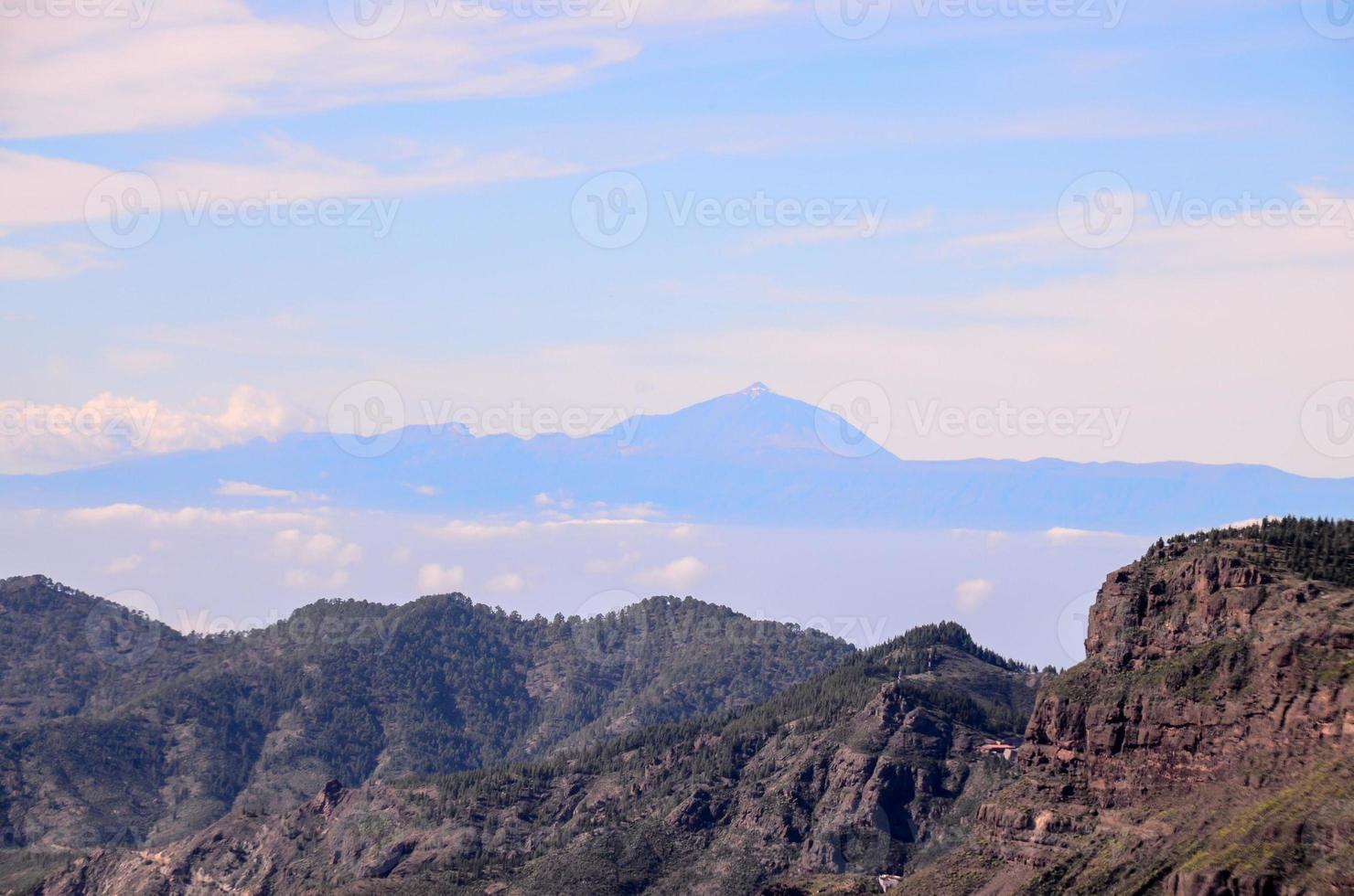 malerischer Blick auf die Berge foto