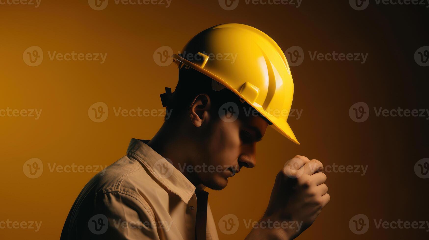 Ingenieur und seine Arbeit im anders setzt. ai generiert. foto