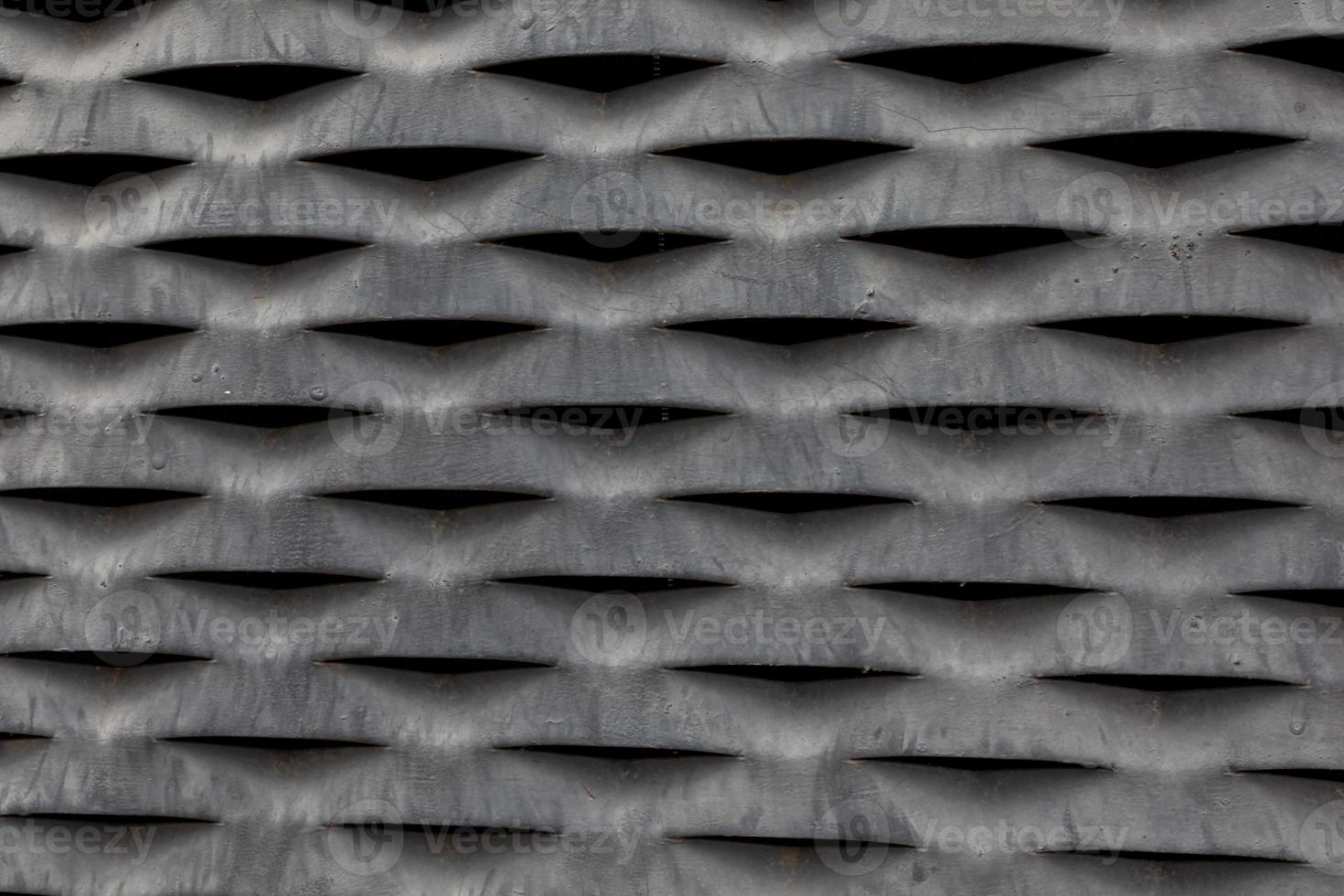 interessant Hintergrund Stahl grau industriell grob Gittergewebe im Nahansicht foto