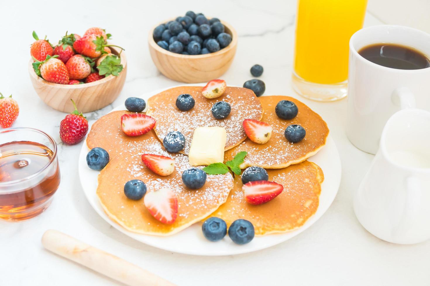 gesundes Frühstücksset foto