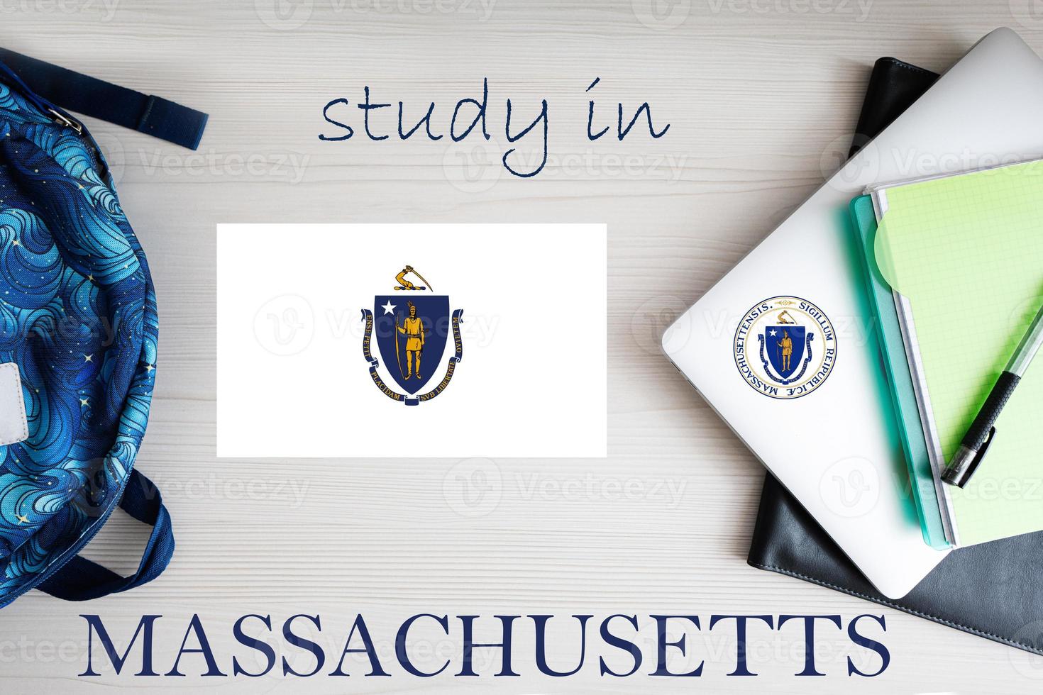 Studie im Massachusetts. USA Zustand. uns Bildung Konzept. lernen Amerika Konzept. foto