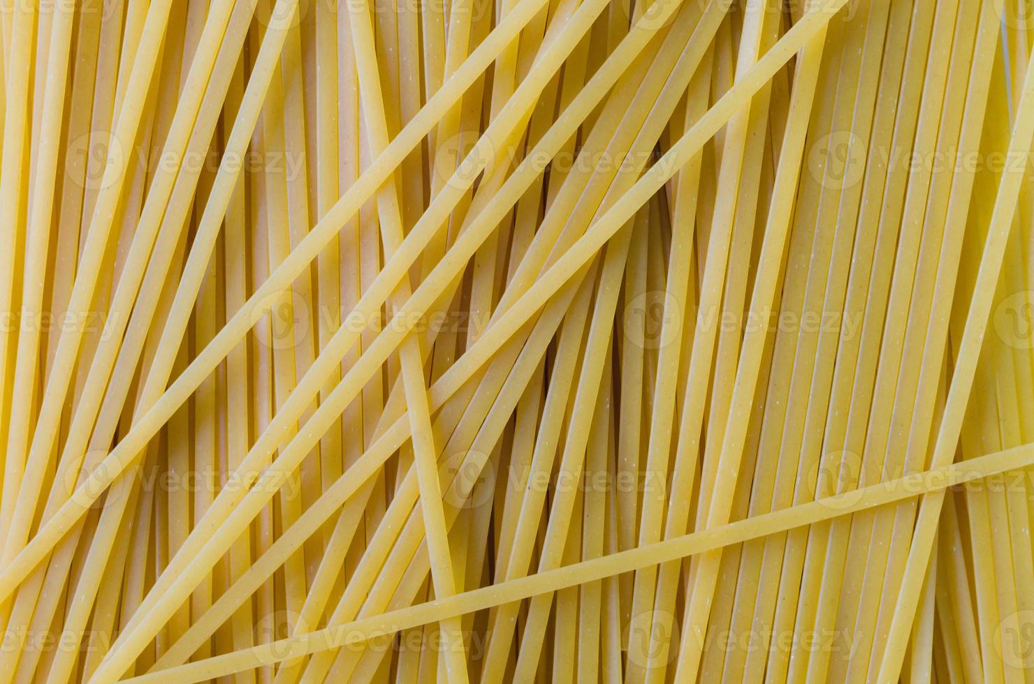 Fettucini Spaghetti Nahansicht Detail foto