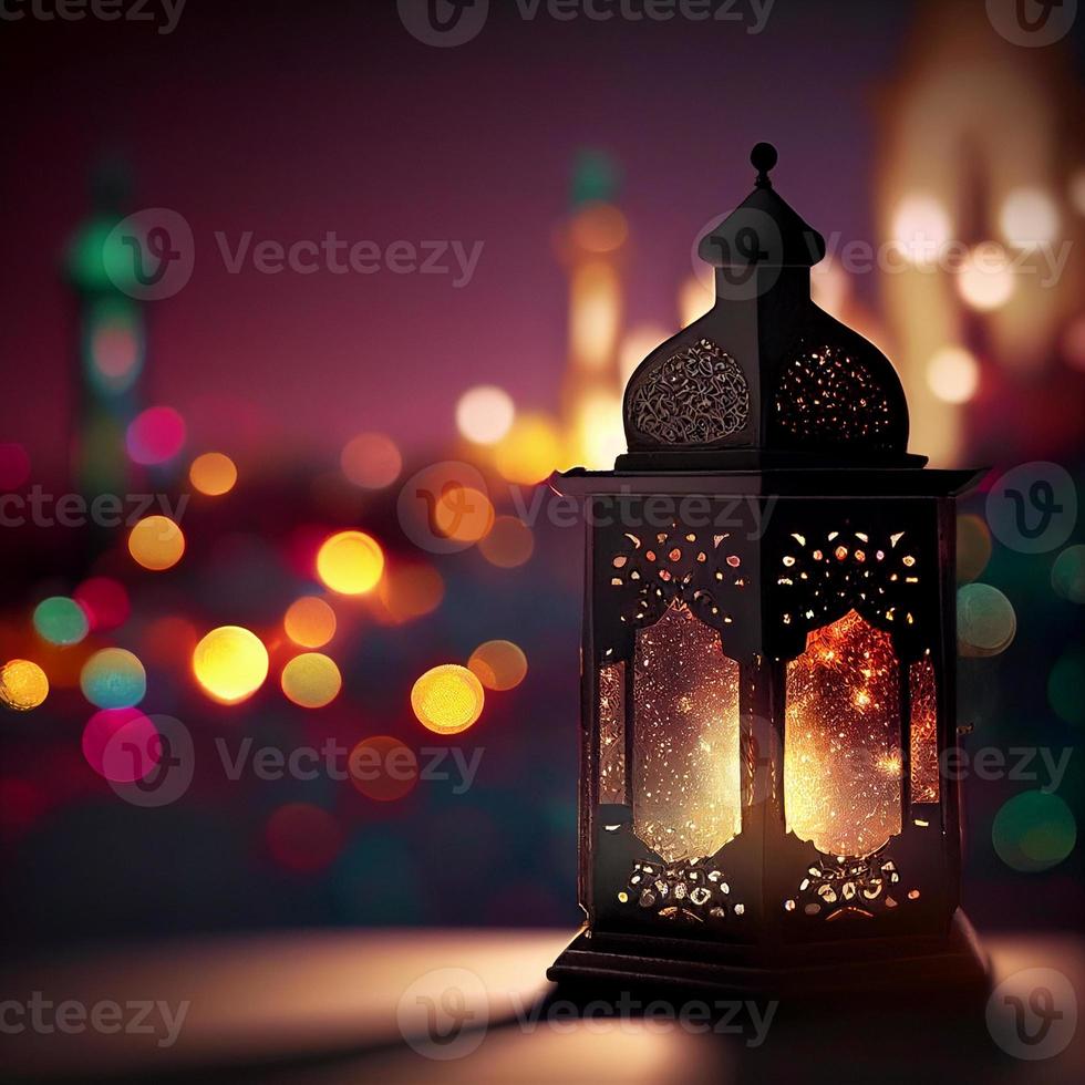 schön eid Mubarak Arabisch islamisch Hintergrund und Banner Design. foto