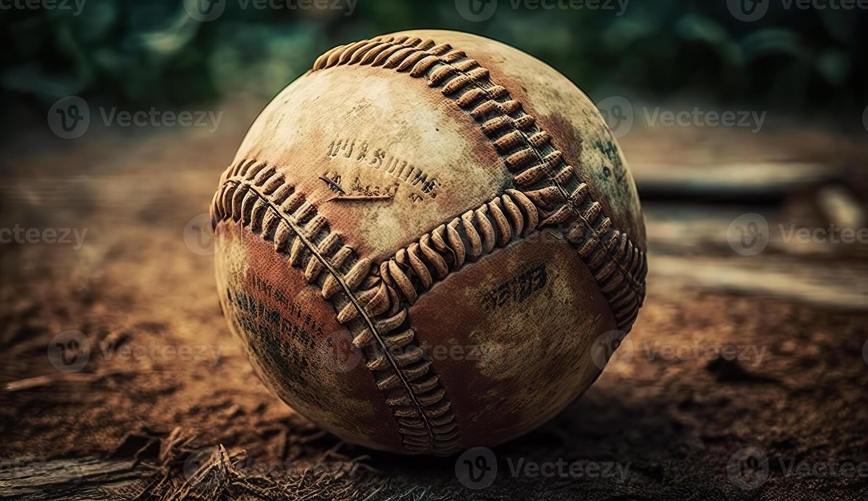 ai generiert. generativ ai. amerikanisch National Spiel Baseball Ball. im Jahrgang retro Stil. können Sein benutzt zum Dekoration oder Marketing. Grafik Kunst Illustration. foto