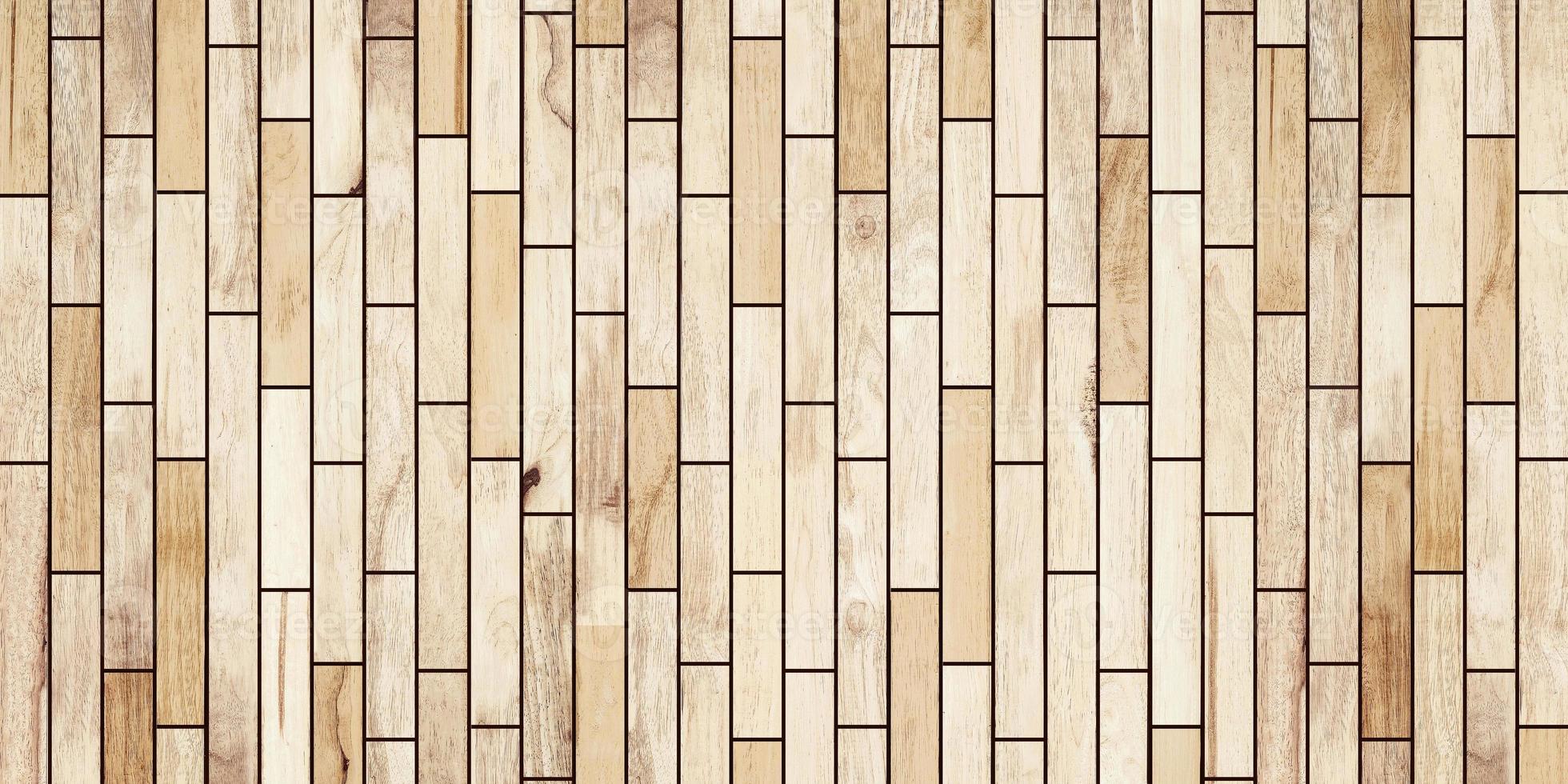 Parkett laminieren Holz Parkett Holz hölzern Vorlage nahtlos Muster von oben Aussicht Holz Korn Textur und Hintergrund Gerade Streifen 3d machen foto
