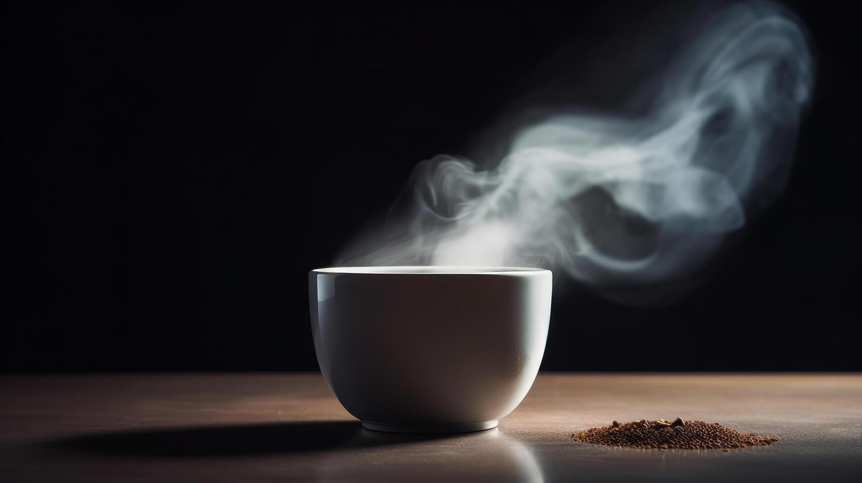 abstrakt Kaffee Hintergrund. Illustration ai generativ foto