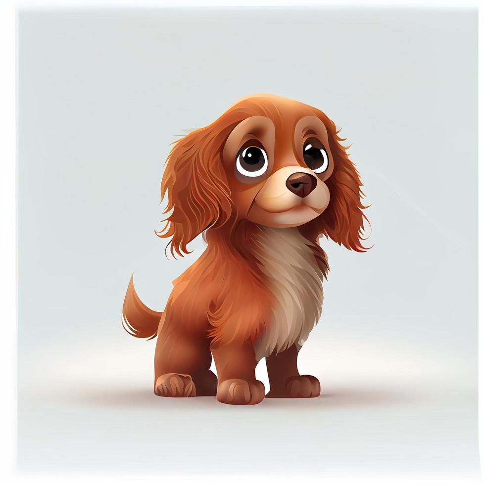 süß Hund Tier Charakter Inbegriff Benutzerbild Maskottchen Porträt foto