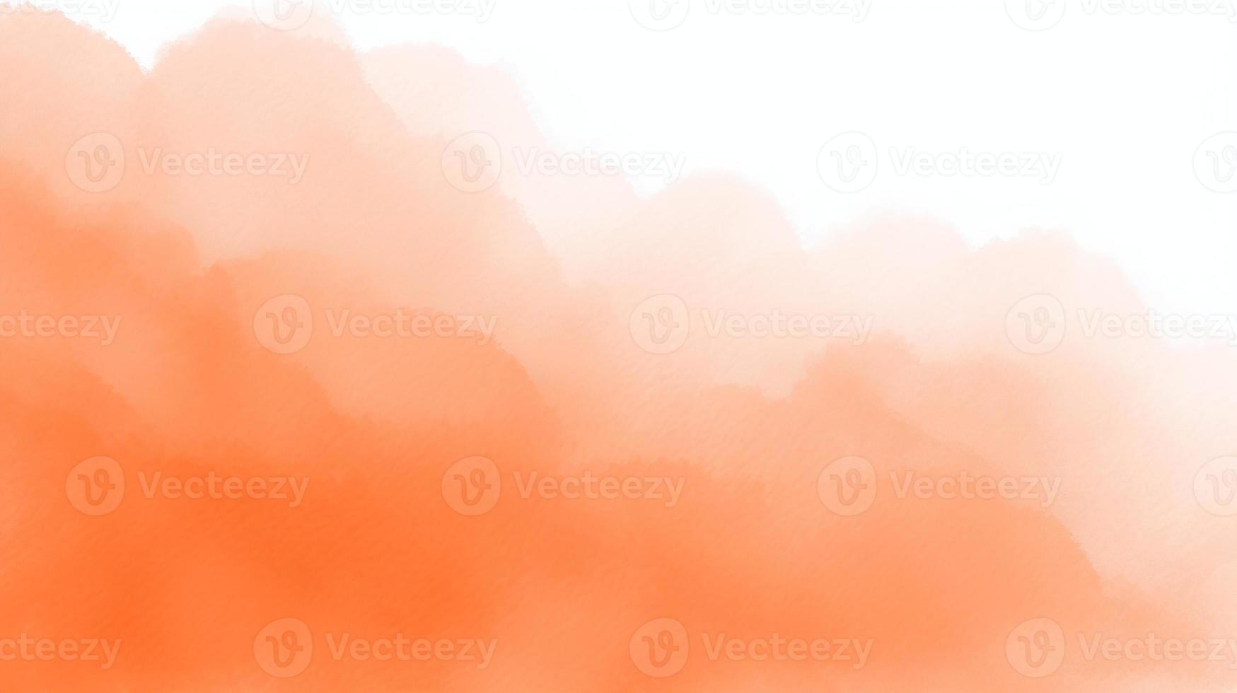 abstrakt Orange Aquarell zum Hintergrund. Digital Kunst malen. Textur Papier. foto