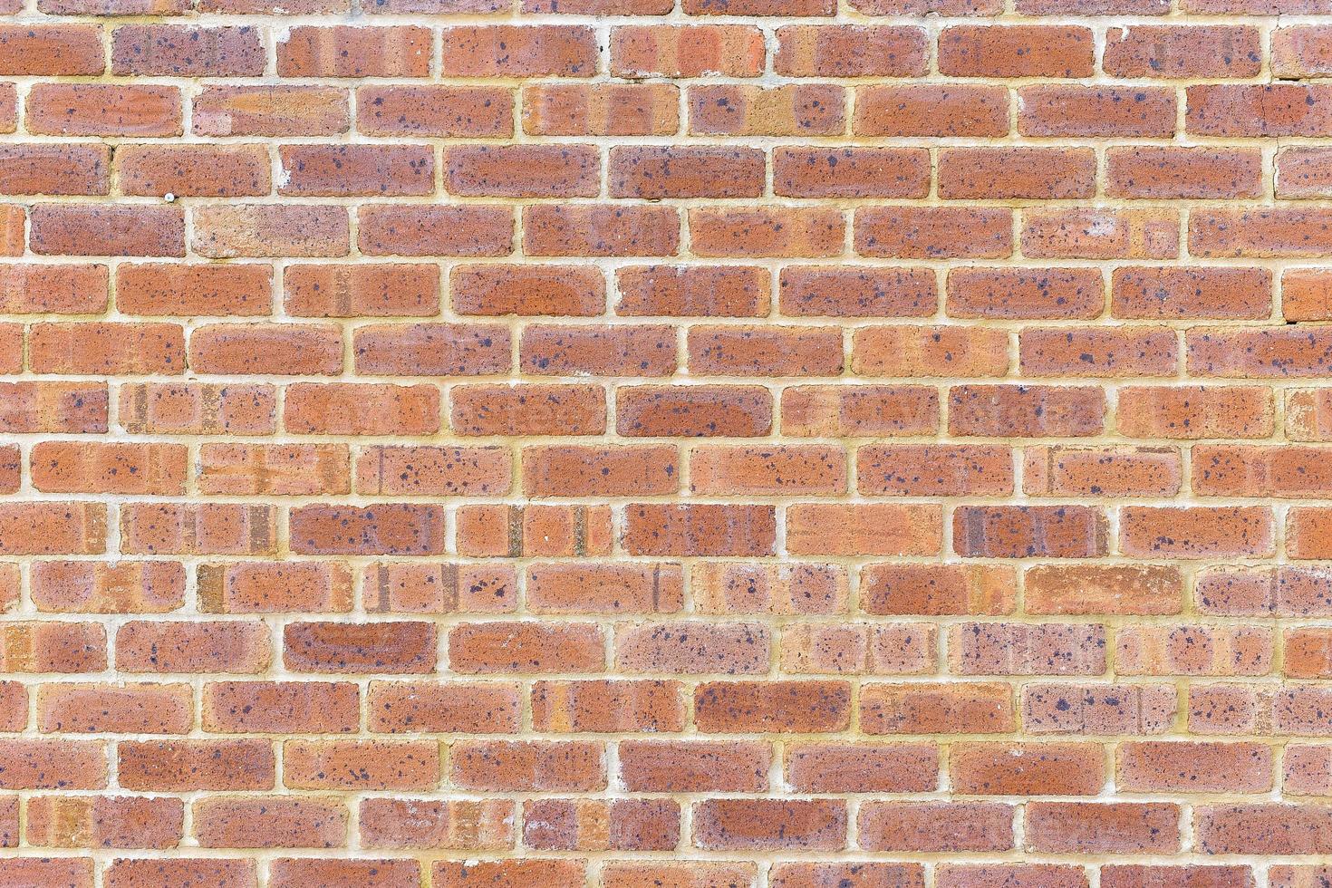 Hintergrund der Backsteinmauer Textur foto