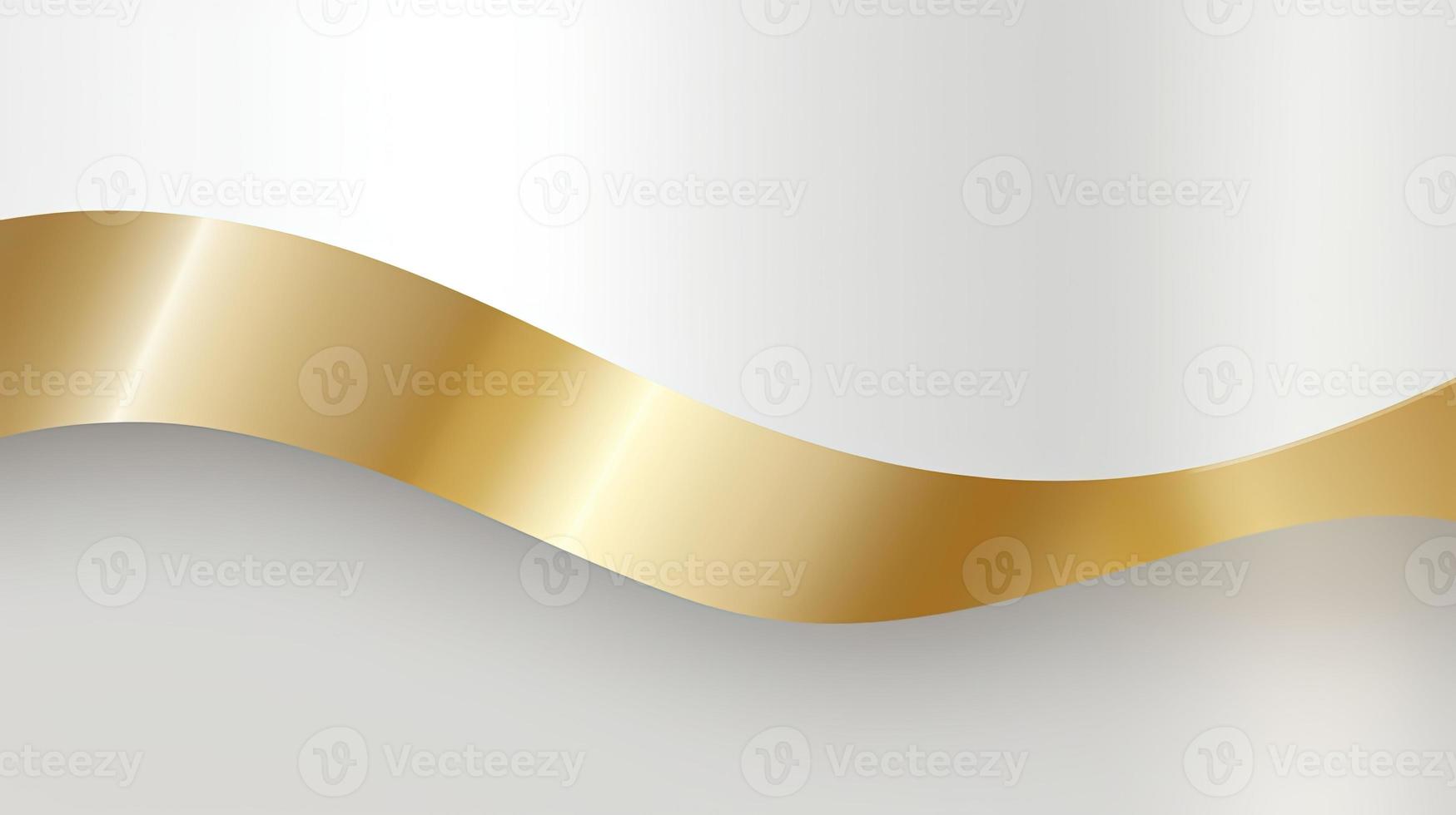 Luxus Hintergrund mit golden Linien, abstrakt Hintergrund mit gebogen Gold foto