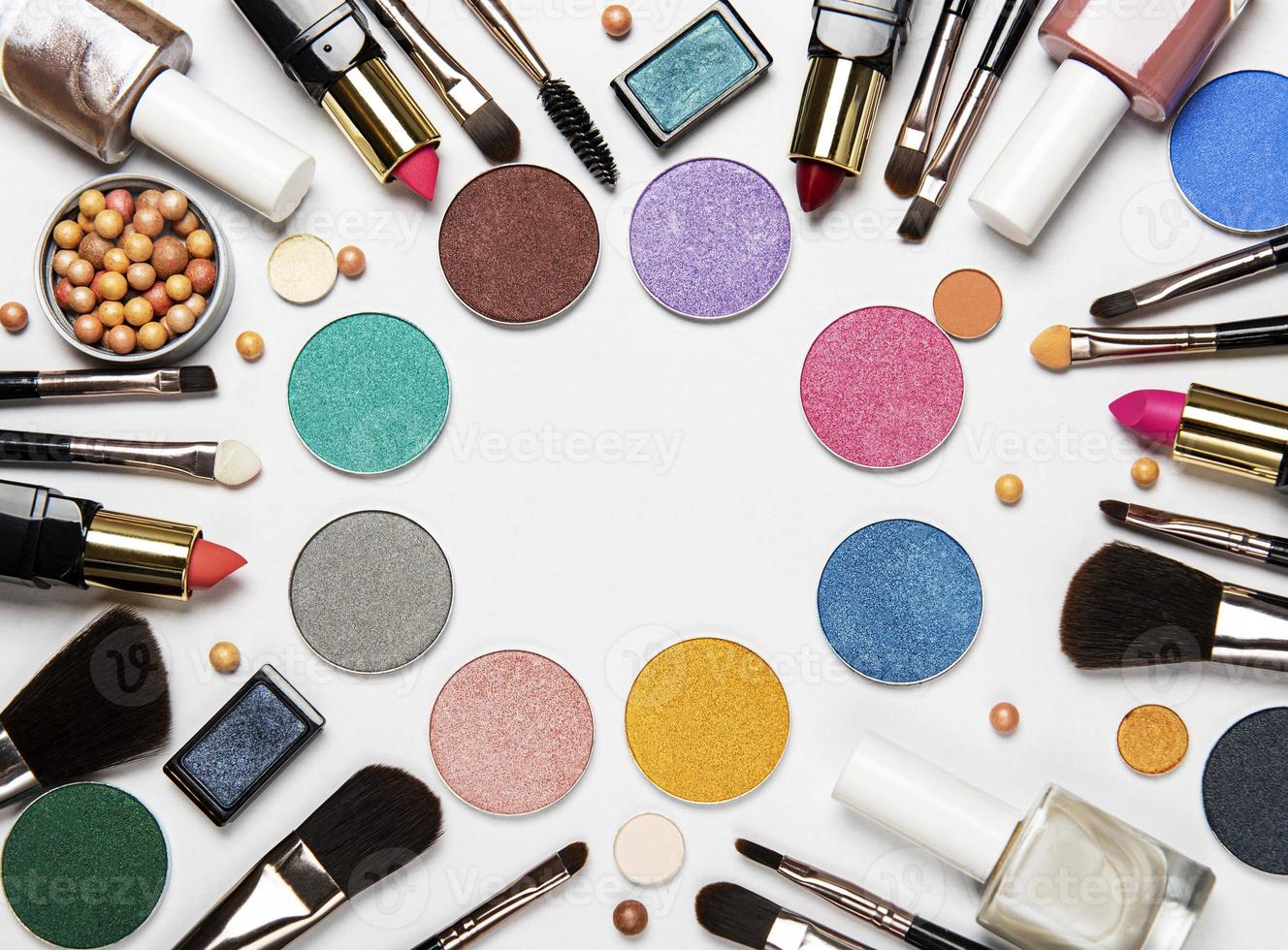 Make-up flach liegen foto