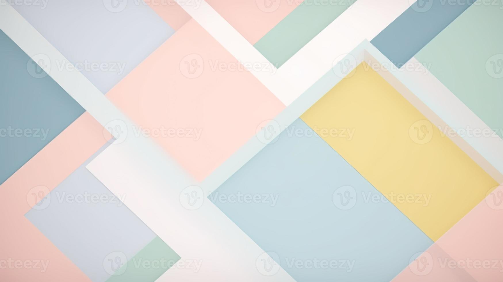 abstrakt geometrisch Hintergrund. minimalistisch Design. Pastell- Farben. foto