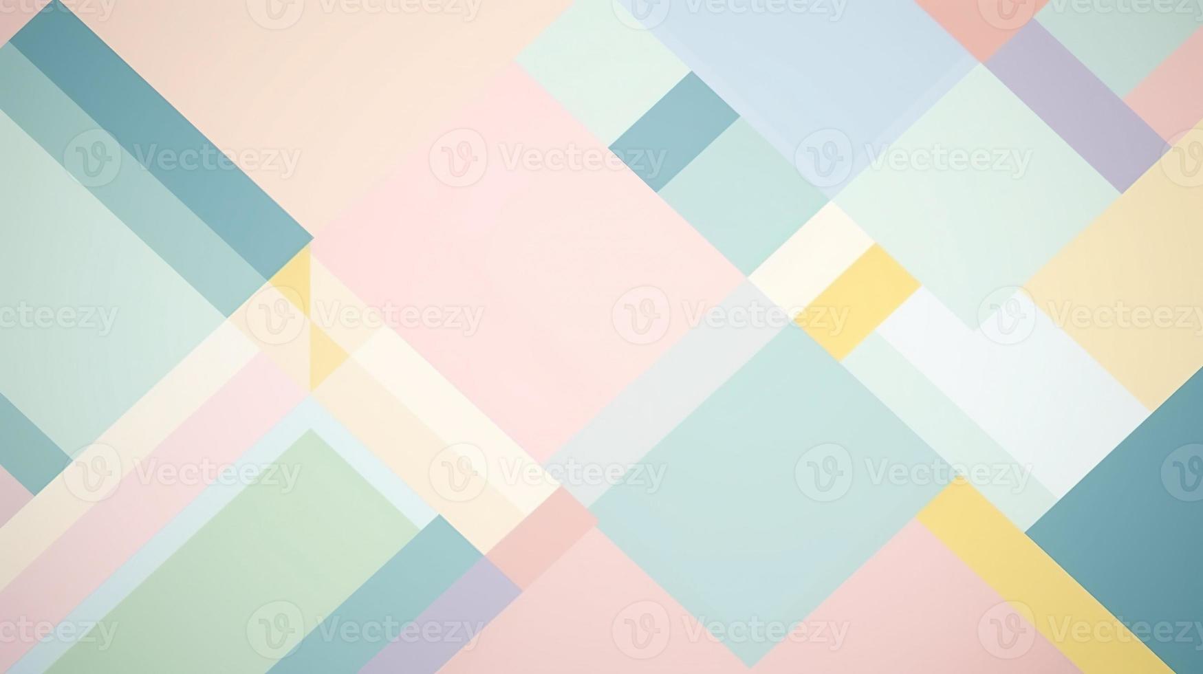 abstrakt geometrisch Hintergrund. minimalistisch Design. Pastell- Farben. foto