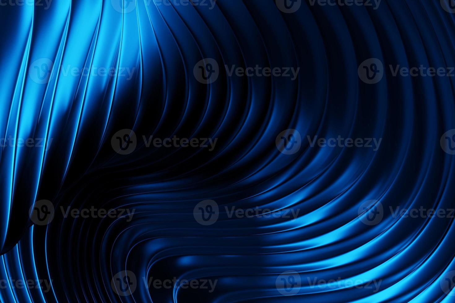 Blau Streifen, Muster. modern gestreift Hintergründe. Linien von Variable Dicke. 3d Illustration foto