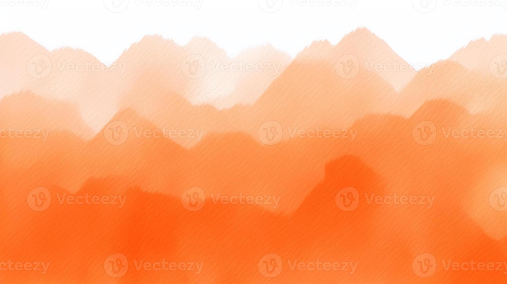 abstrakt Orange Aquarell zum Hintergrund. Digital Kunst malen. Textur Papier. foto