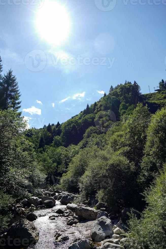 malerischer Blick auf die Berge foto