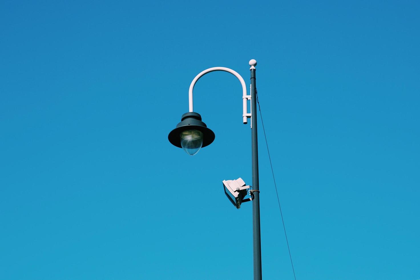 Straßenlaternen in der Stadt foto