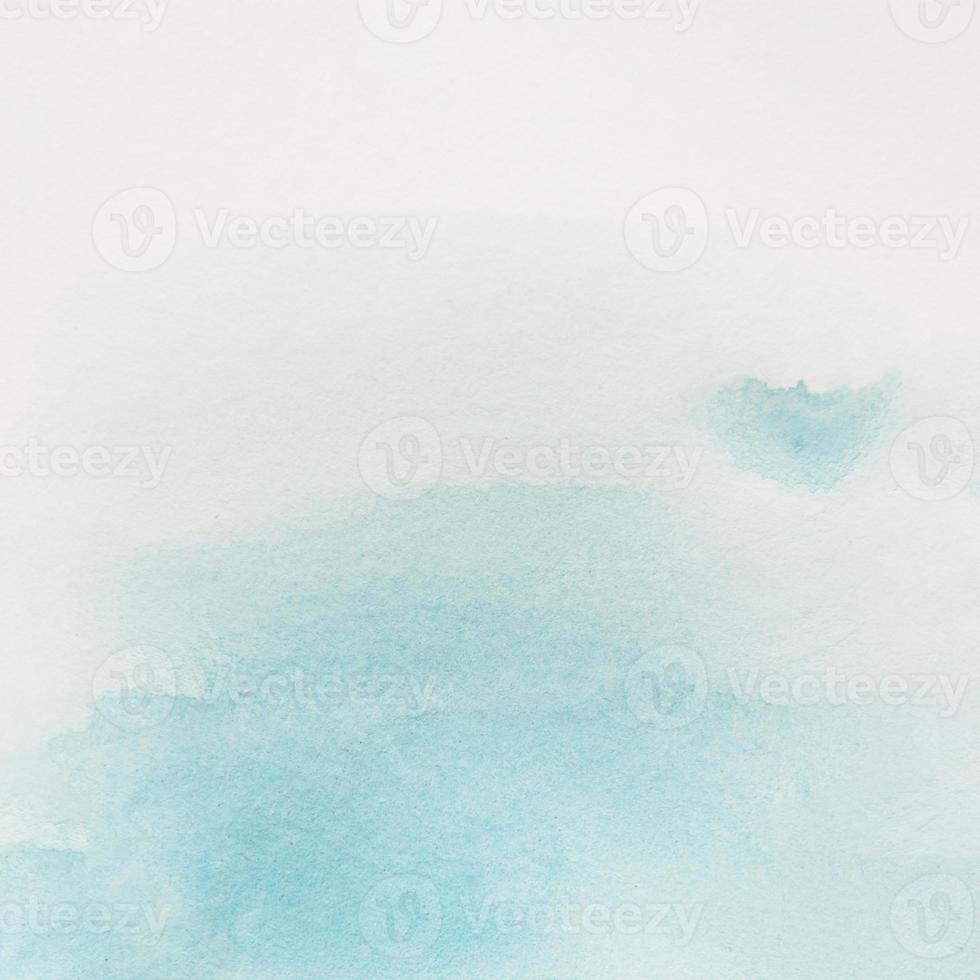 blauer Pinselstrich auf weißem Hintergrund foto