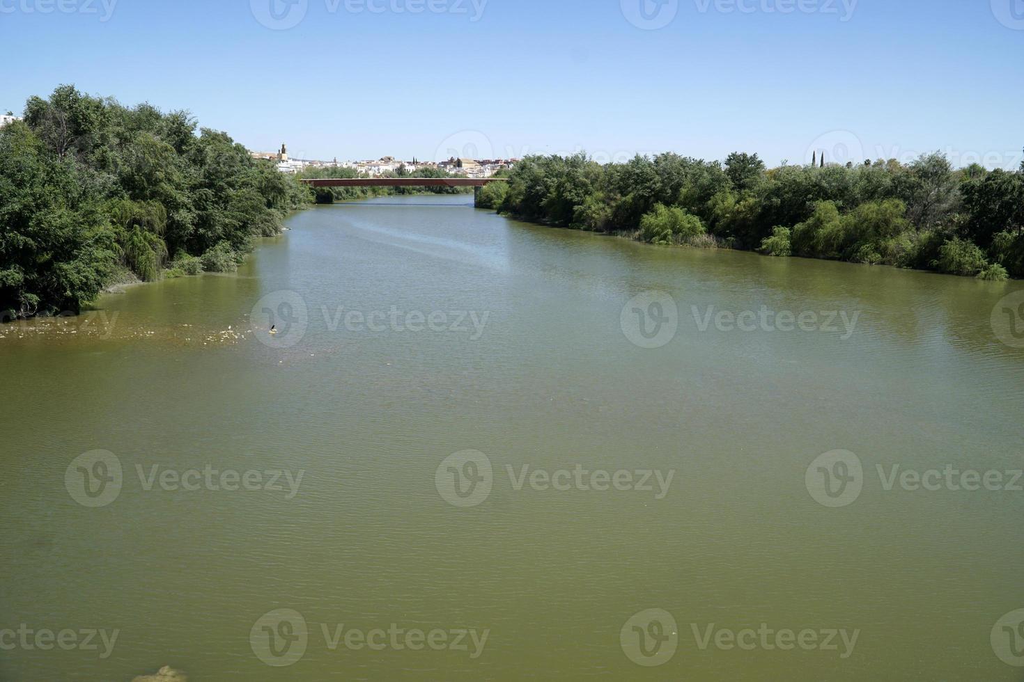 Guadalquivir Fluss im Córdoba, Spanien foto