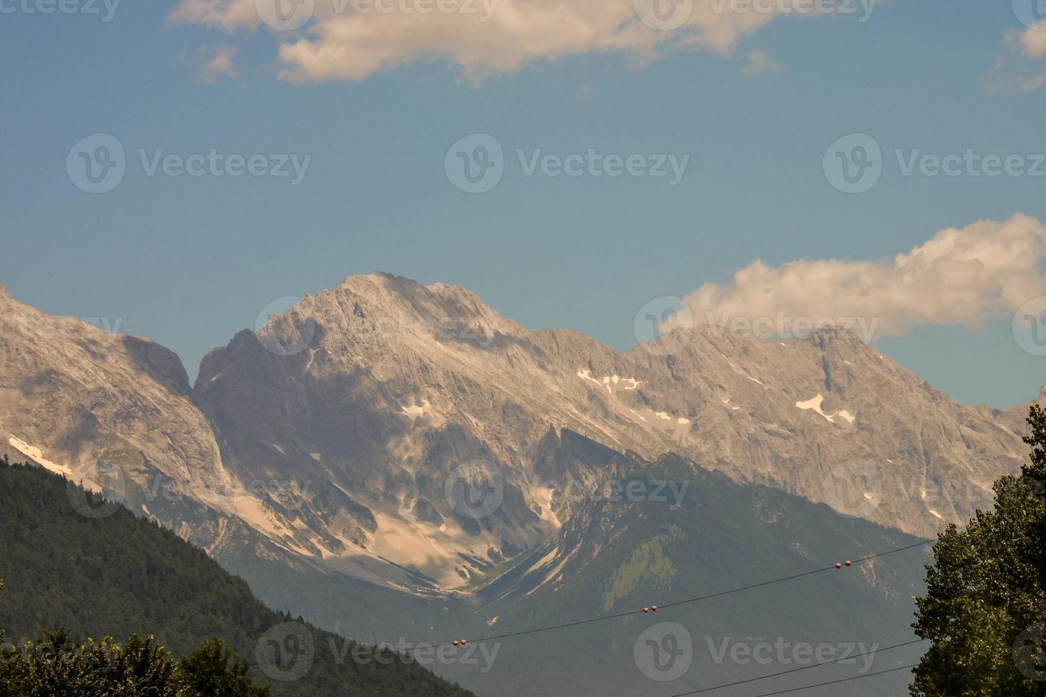 malerischer Blick auf die Berge foto