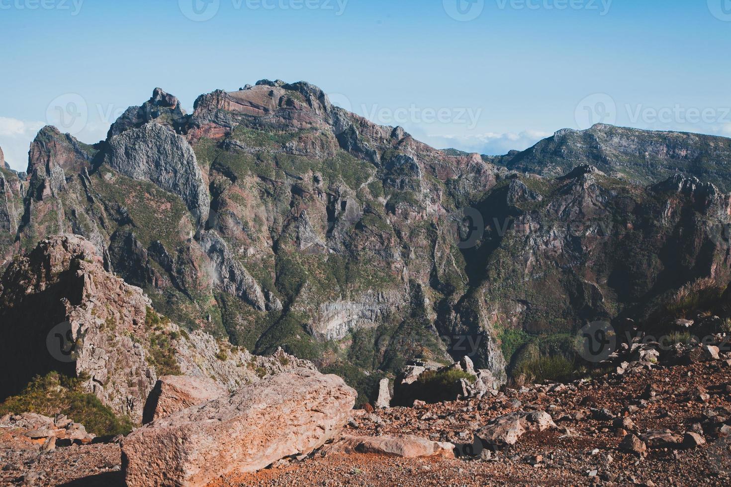 Ansichten von Pico tun Arieiro Wanderung im Madeira, Portugal foto