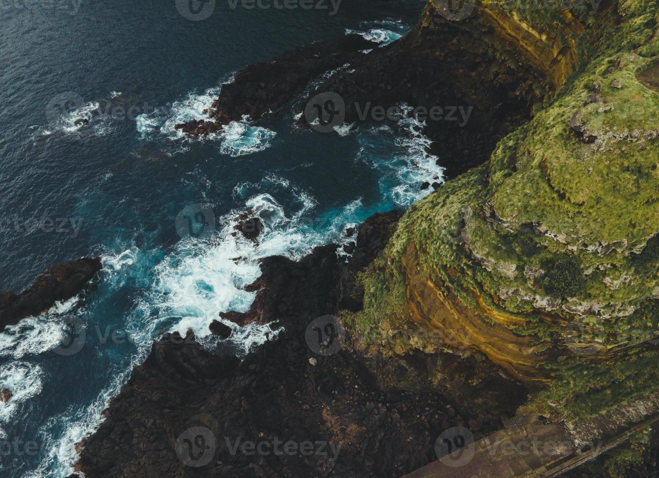 Drohne Aussicht von ponta da Costa im sao miguel, das Azoren foto