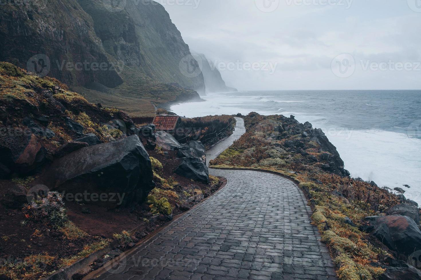 Ansichten von Achadas da Cruz im Madeira, Portugal foto