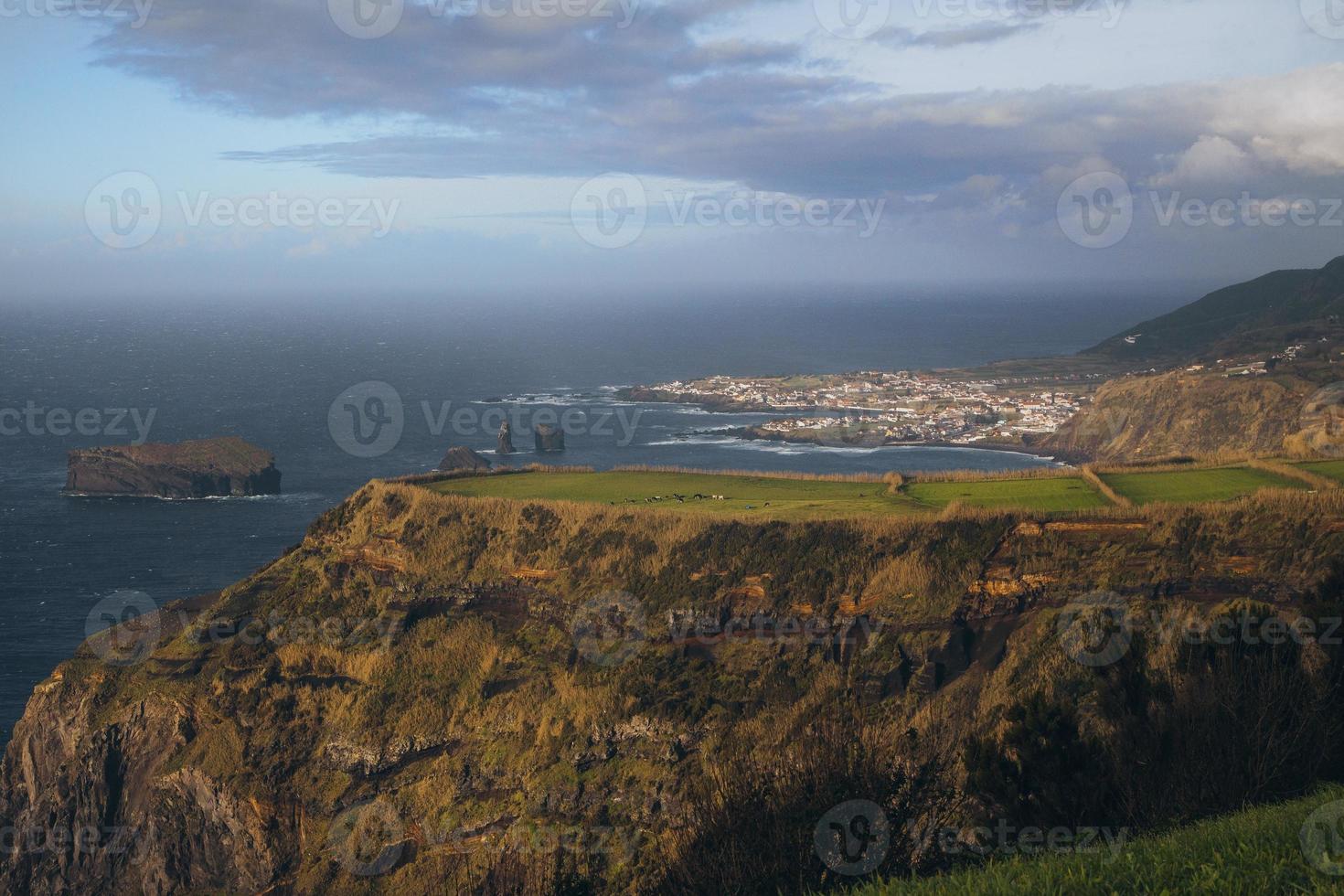 Aussicht von miradouro da ponta tun escalvado im sao miguel, das Azoren foto