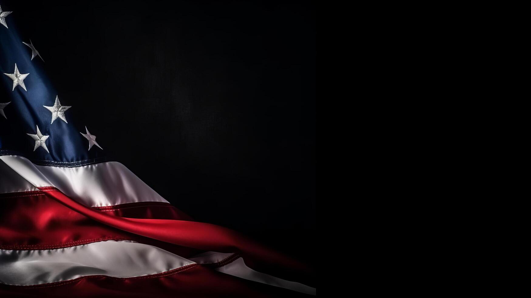 USA Flagge Hintergrund. Illustration ai generativ foto