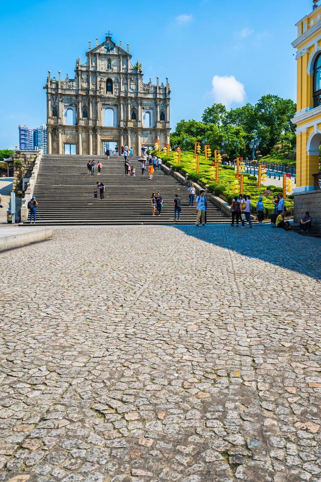 china, macau - 6. september 2018 - ruine von st. Paul Kirche foto