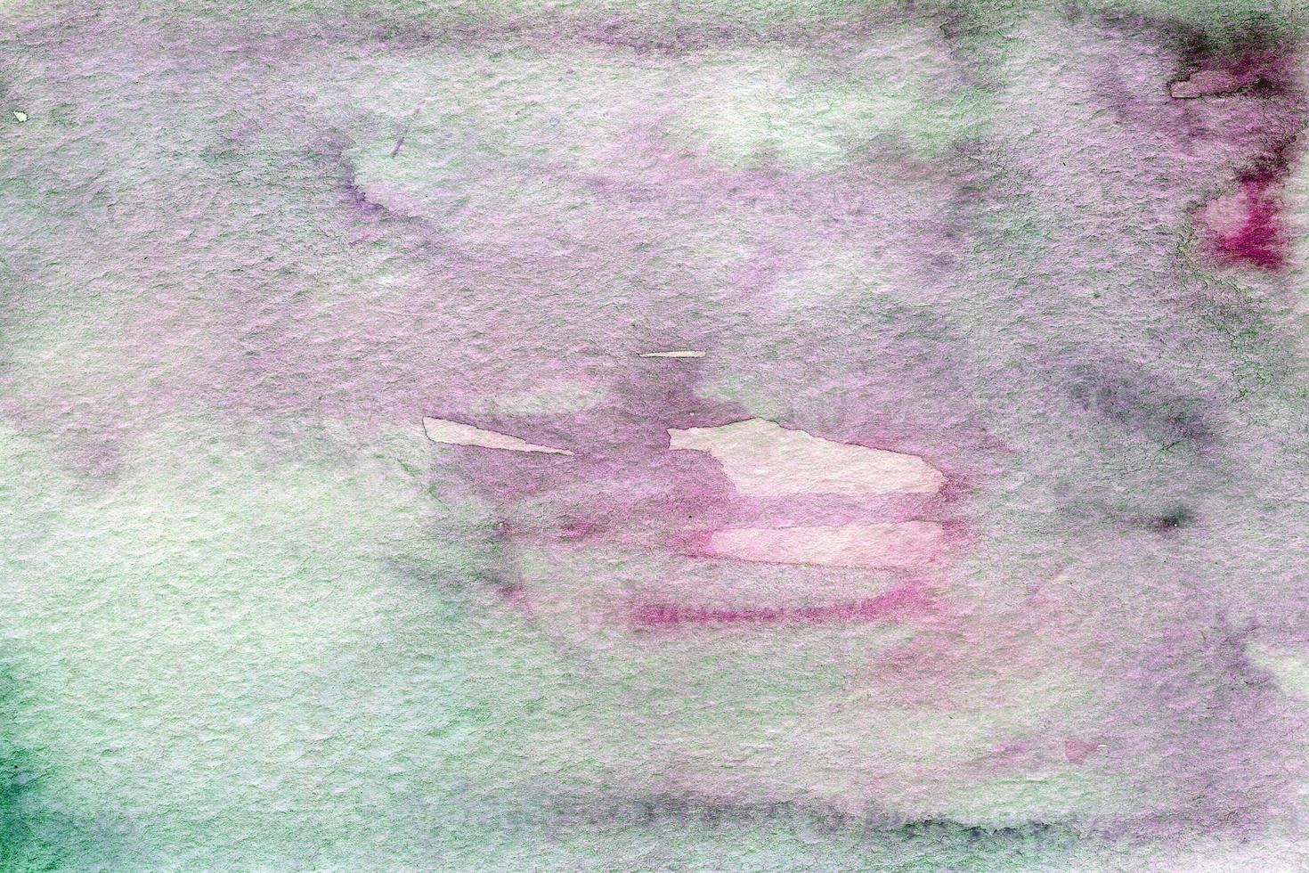 Rosa Grün Aquarell Hintergrund Textur foto