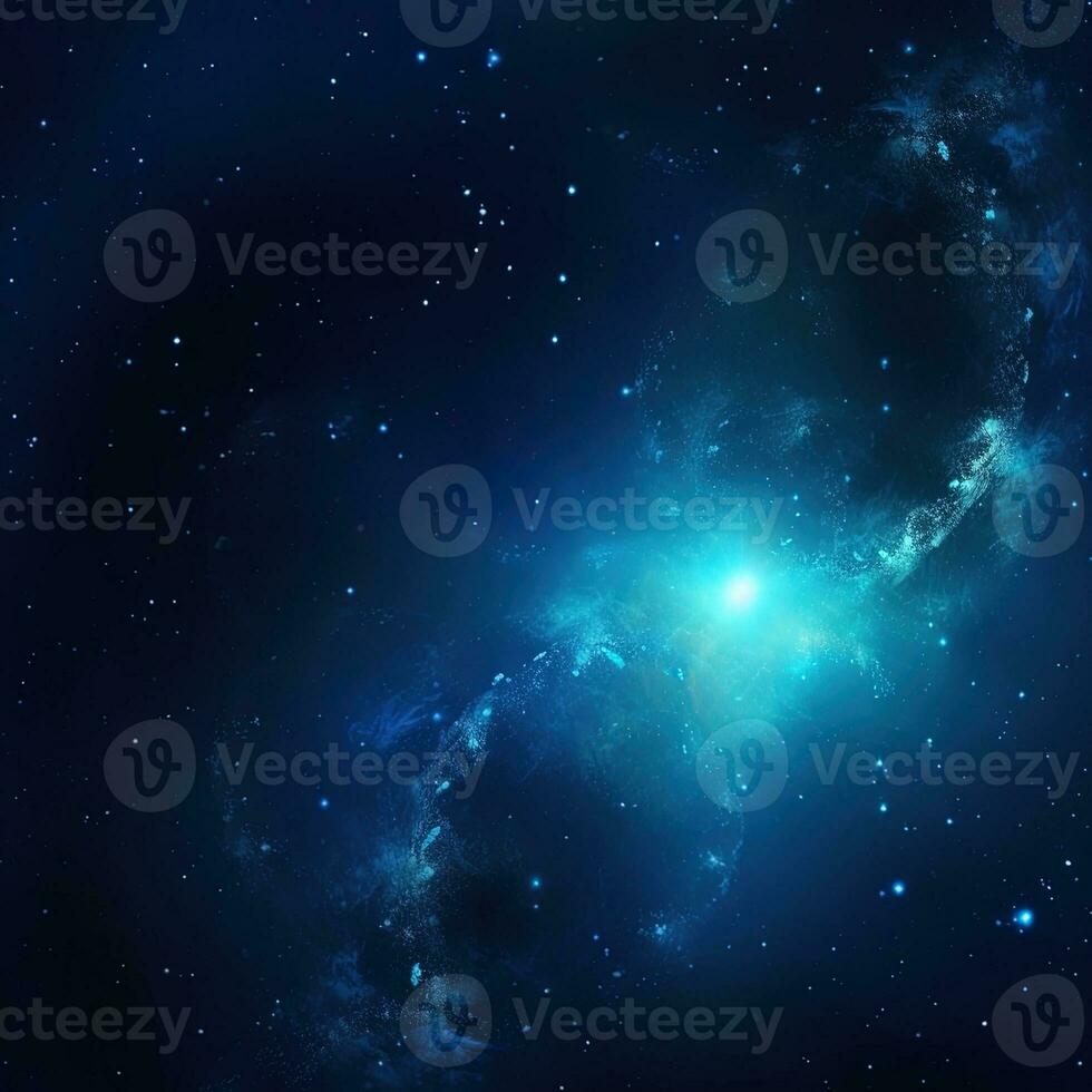 Nacht Himmel mit Sterne und Nebel wie Hintergrund, blau Galaxis Hintergrund foto