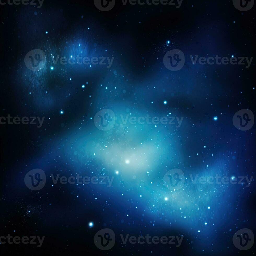 Nacht Himmel mit Sterne und Nebel wie Hintergrund, blau Galaxis Hintergrund foto