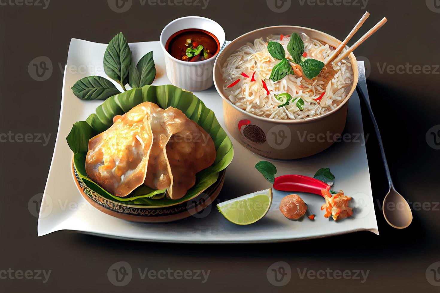 thailändisch khao Niao Essen foto