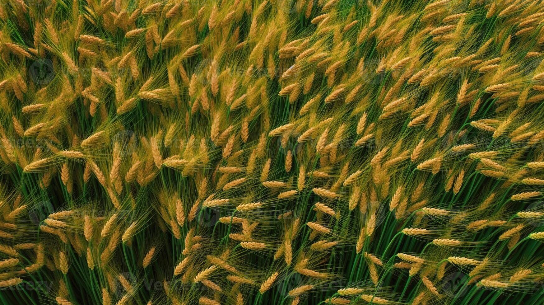 golden Weizen Feld, ai generiert Bild foto