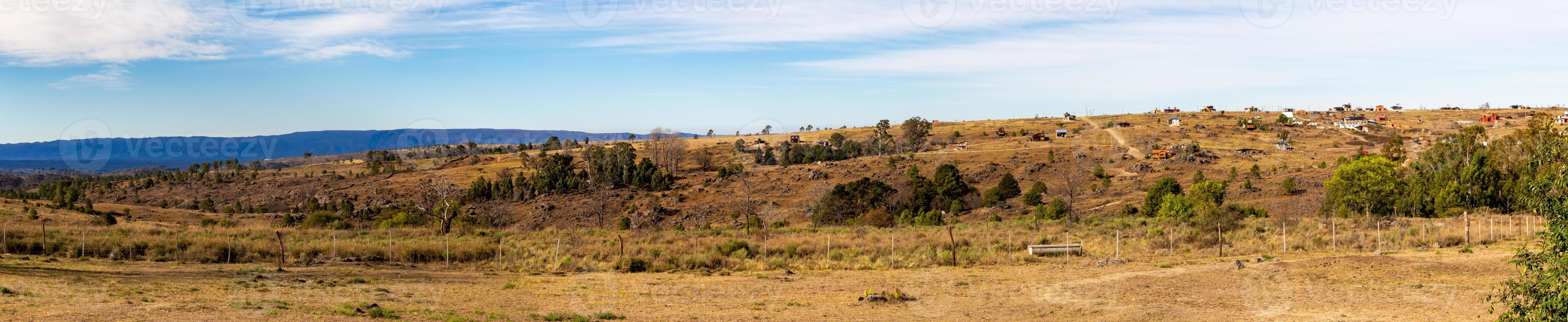 Panorama- Aussicht von Villa Yacanto, Provinz von Cordoba foto