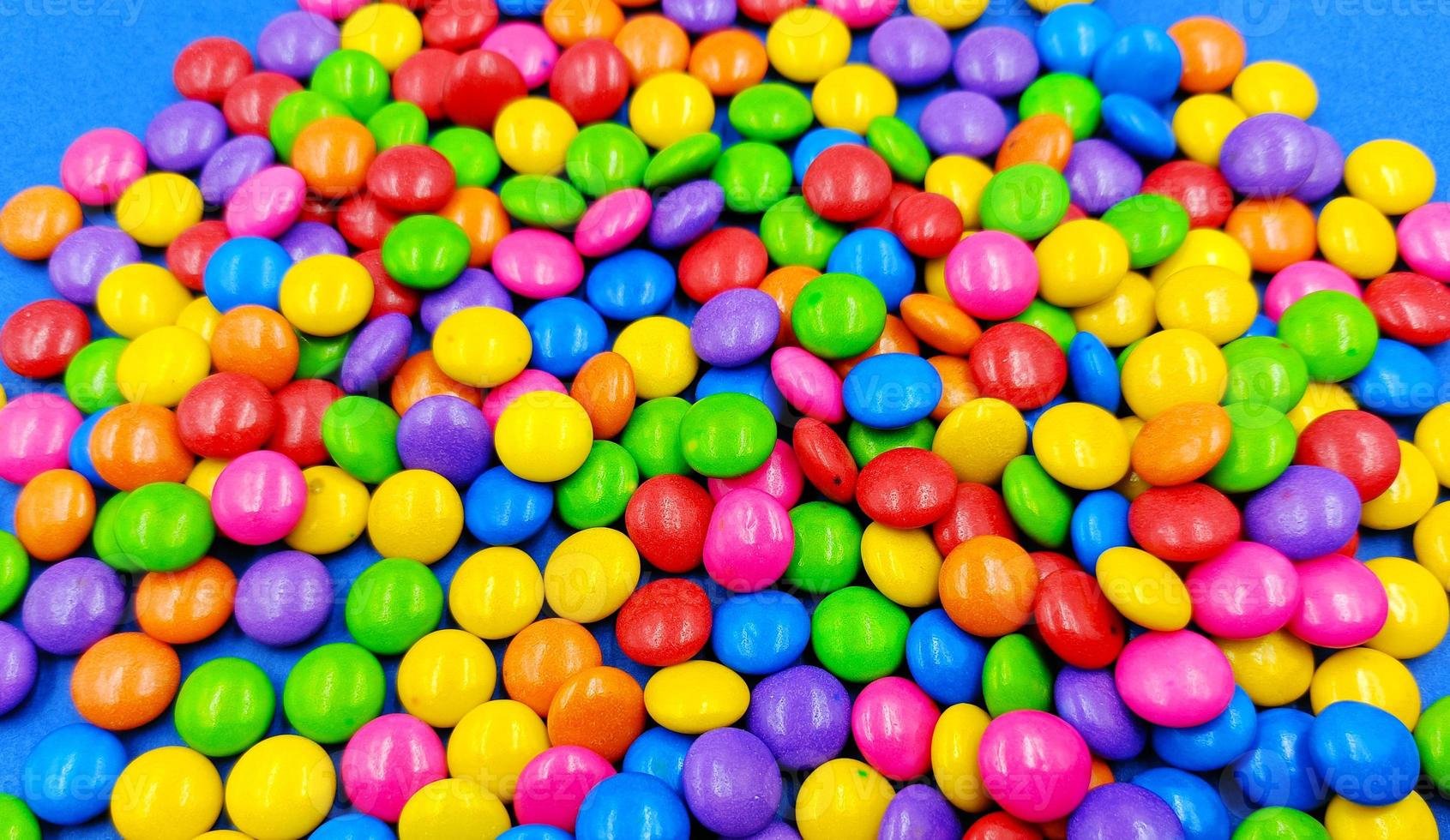 Farbe voll Schokolade Süßigkeiten Edelsteine foto