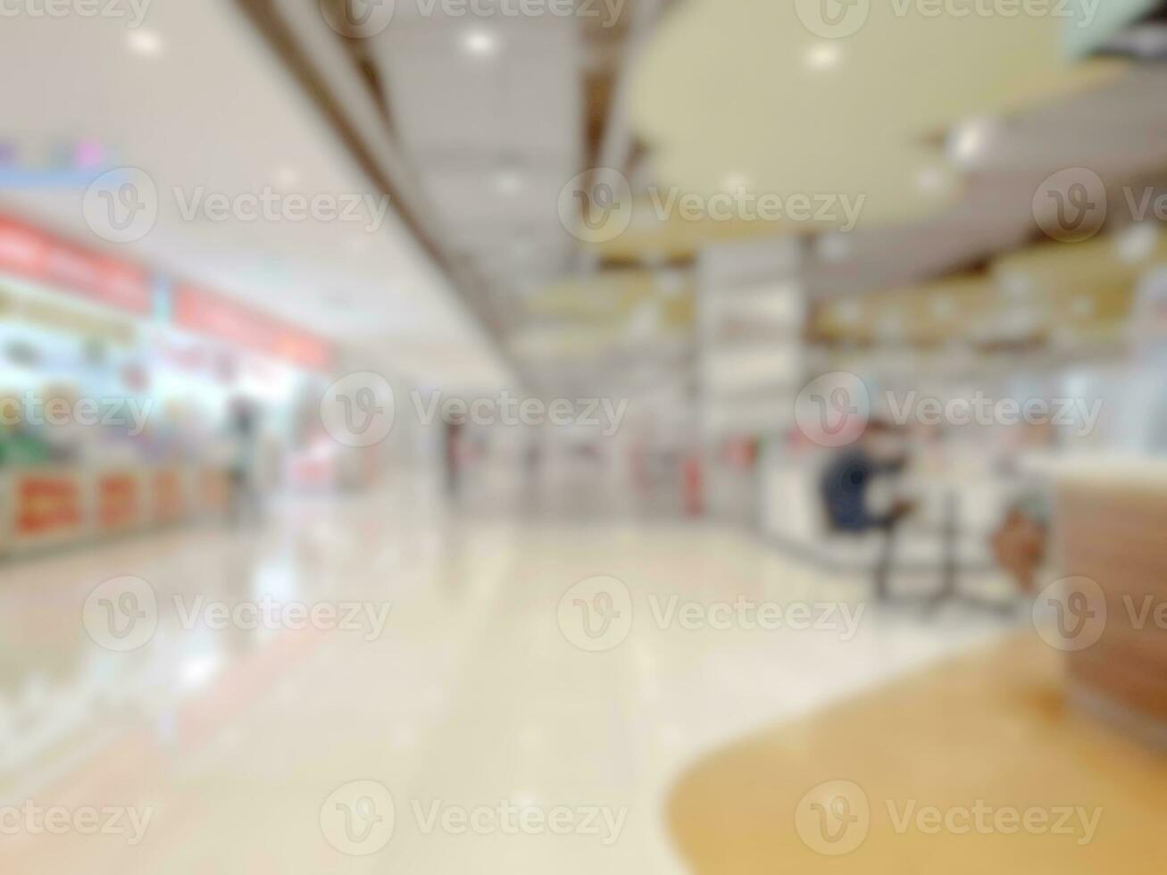 Einkaufszentrum Hintergrund verwischen foto
