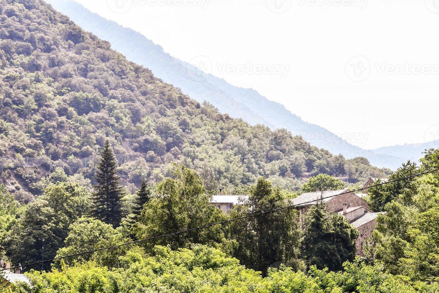 malerischer Blick auf die Berge foto