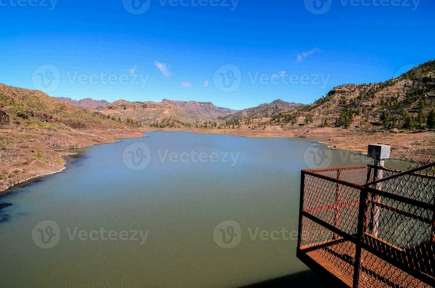 szenisch Berg See Aussicht foto