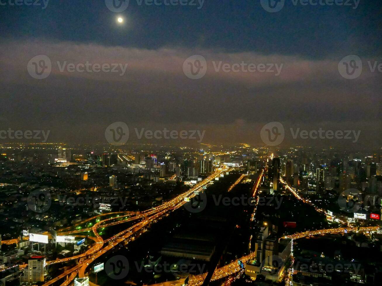 Luftaufnahme der Stadt foto